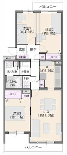 多摩川久地パークハイツの画像