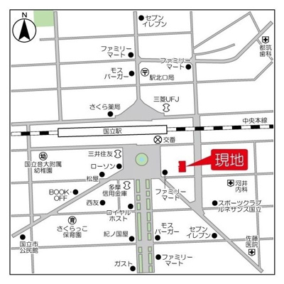 【地図】 | ＢＰＲレジデンス国立