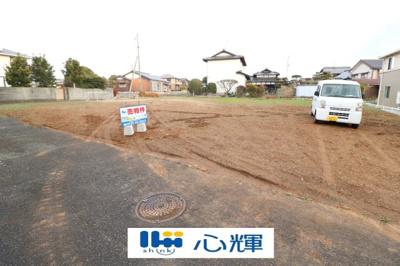 【前面道路含む現地写真】 | 宇部市西梶返2丁目土地（１号地）（101坪）セットバック有り | 残り1区画です（南側（２号地）は成約となりました）