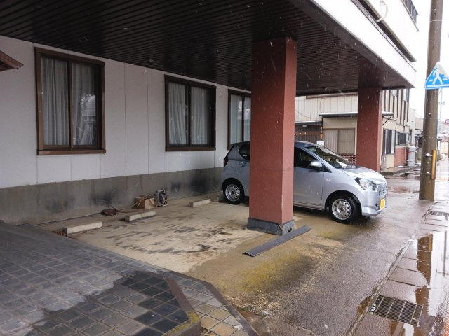 3台駐車できます。