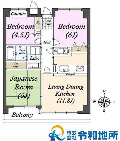 ジェームス湘南の間取り