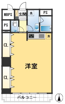 チサンマンション第五江坂　◆弊社管理物件◆の間取り