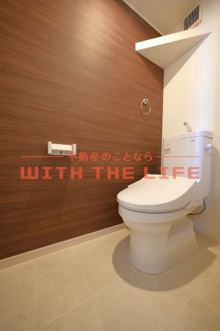 シリウス南久留米【10.000円キャッシュバック対象物件】のトイレ|コンパクトで使いやすいトイレです