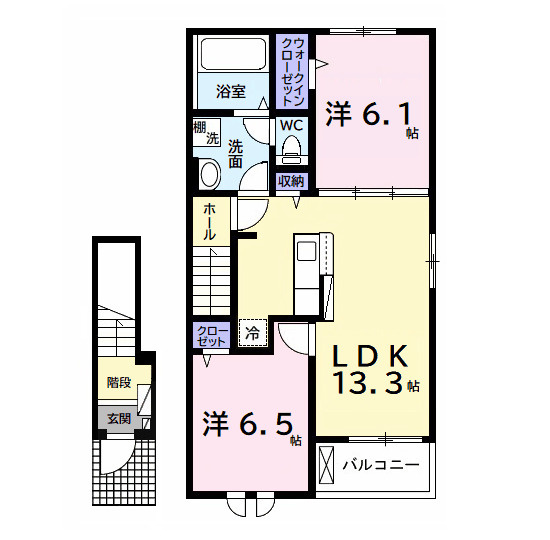 ペンタゴンの間取り