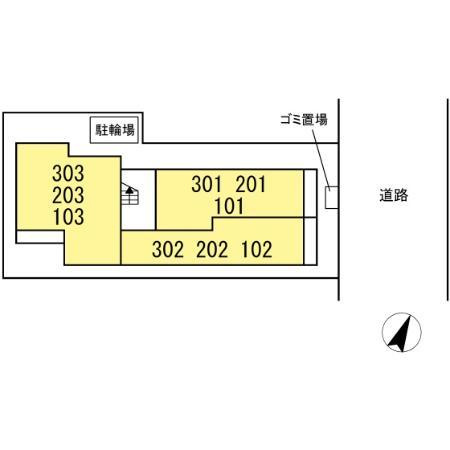 コニフェールⅡの区画図