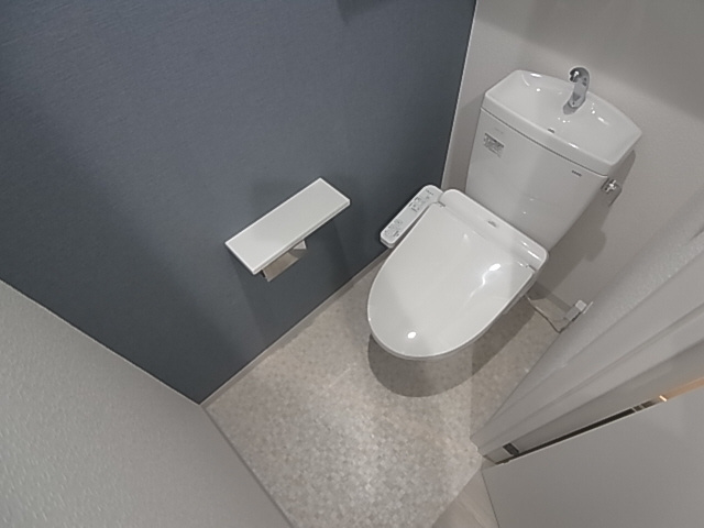 神戸市須磨区妙法寺字道正川のアパートのトイレ|ウォシュレット