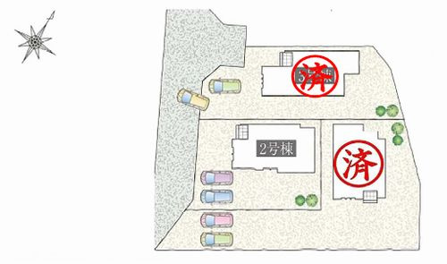 【区画図】 | 【仲介手数料０円】秦野市菩提　中古一戸建て　2号棟 | 【仲介手数料０円】秦野市菩提　中古一戸建て
