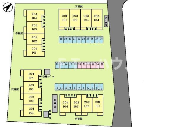 サンガーデン和泉　五番館の駐車場|駐車場