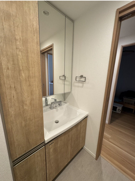 ベルヴィ香椎六番館の独立洗面台