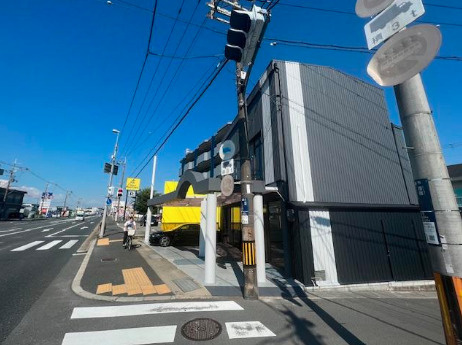 箕面市西宿2丁目1棟事務所の外観|外観は落ち着いています