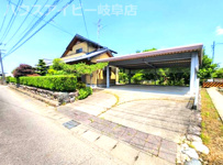 各務原市前渡西町和風建築の中古住宅！敷地広々169坪！お車スペース4台以上可能！折板ガレージ付き！の画像