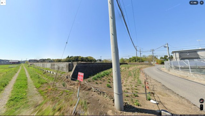 【外観】 | 長生村七井土　売地 | （東側から）