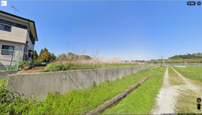 【外観】 | 長生村七井土　売地 | （南側から）