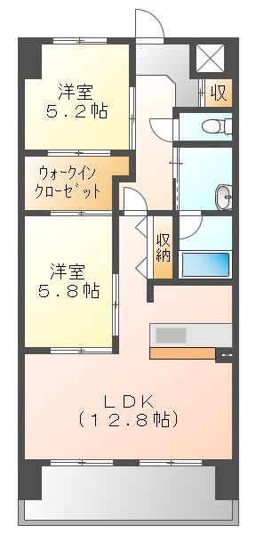 サンライト門田屋敷の間取り