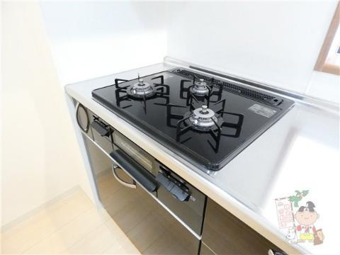 サンライト門田屋敷の設備|ガスコンロ