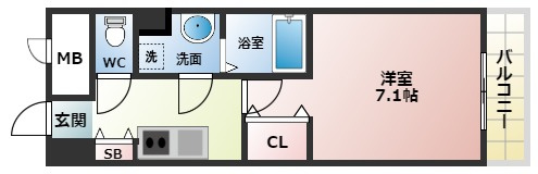 【間取り】 | シェモア藤井寺駅前