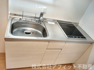 【キッチン】 | Ｄ－グレイス　A棟 | IHクッキングヒーター付き