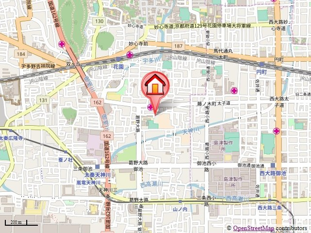クレセントYANAGIの地図
