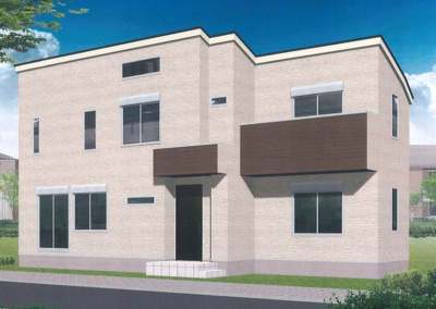 【外観パース】 | 茅ケ崎市南湖4丁目新築戸建