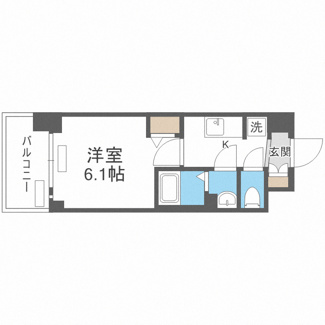 【間取り】 | プレサンス難波マジョリティ