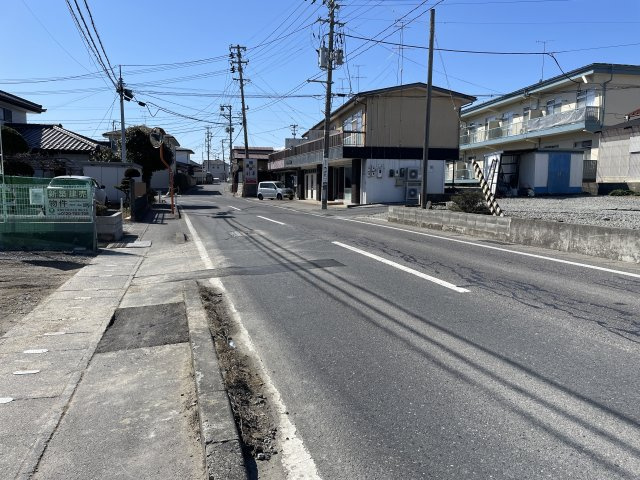新築戸建　郡山市大槻針生前田第2　Livele Garden　全2棟の前面道路含む現地写真