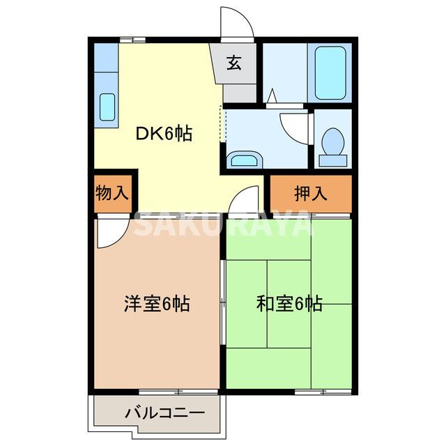 ハイツフィノーバの間取り