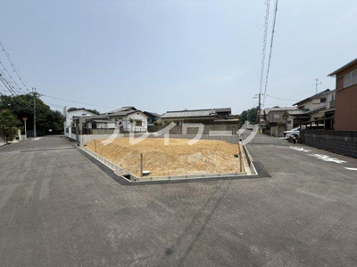 【前面道路含む現地写真】 | プレイワークレジデンス【鶴山台4丁目/全4区画】B号地・土地分譲・和泉市鶴山台4丁目 | 前面道路含む現地写真です