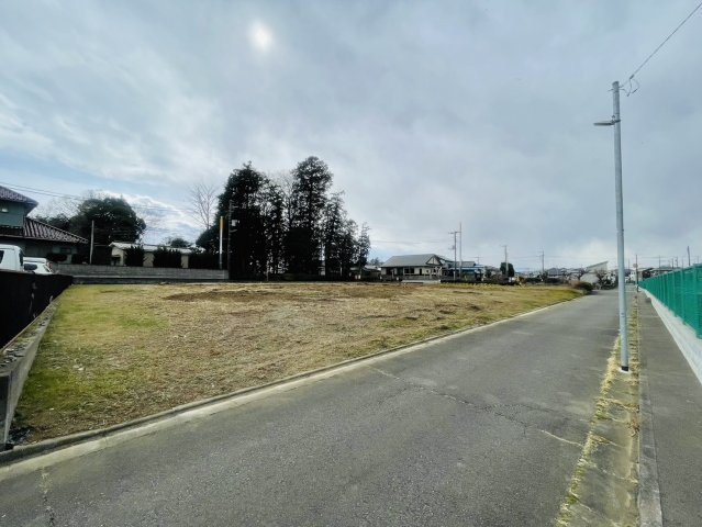 敷地面積６３坪以上　売地　ふじみ野市駒林　全５区画の前面道路含む現地写真|北側4.0ｍ公道、南側4.0ｍ公道