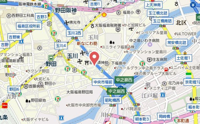 【地図】 | エスライズ中之島WEST