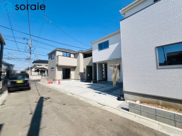 川越市今成1期　アーバンスタイルの前面道路含む現地写真