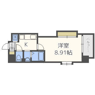 Luxe難波西IIの間取り