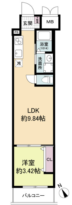 URBAN PARK難波南の間取り