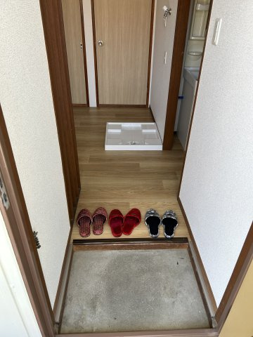 青山荘の玄関