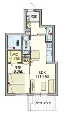 （シニア限定）ヘーベルヴィレッジ与野本町Lupinusの間取り|シニアに優しい充実した設備