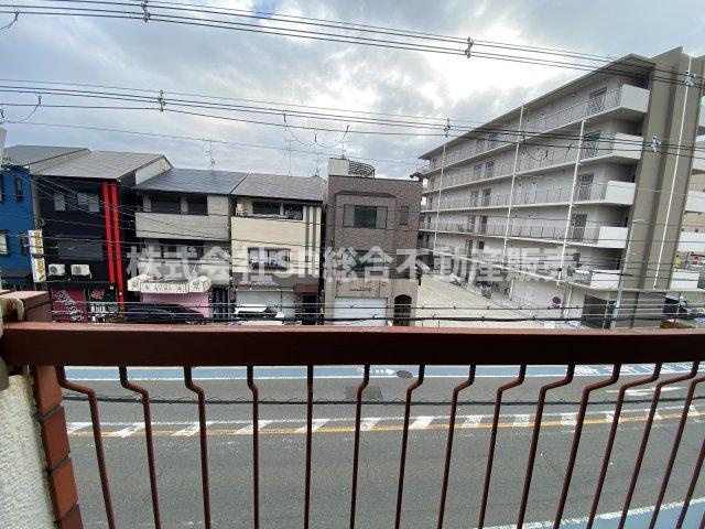 中小阪1丁目中古テラスハウスの展望|目の前が24号線です
