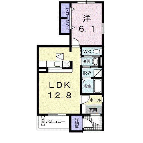 ラフィナート・パレ　Ｃの間取り|間取図
