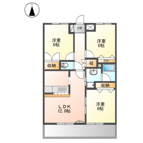 スプリングデイハイツの間取り