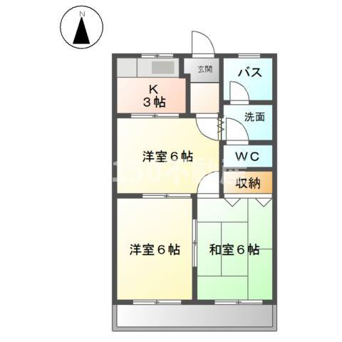 アーバンヒルズＴ１の間取り