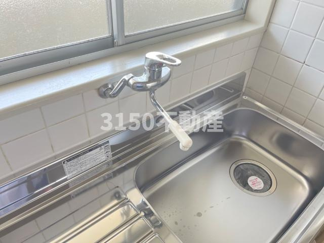 アーバンヒルズＴ２のキッチン|シングルレバー水栓