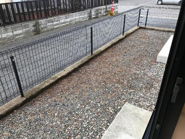 Ｈ様賃貸住宅　Ａ棟の庭|専用庭