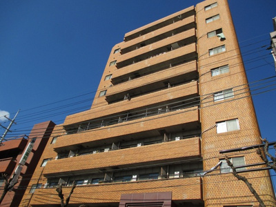 【外観】 | サンハイツ大阪屋 | 近隣にスーパー多数。買い物便利なマンションですよ。