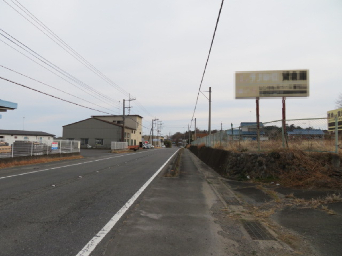 東松山市大字大谷の工場の周辺