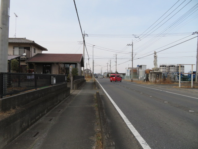 東松山市大字大谷の工場の周辺