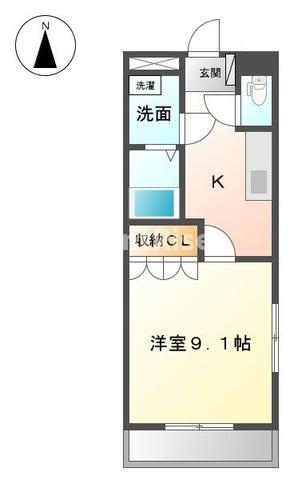 エスポワールUの間取り|間取図
