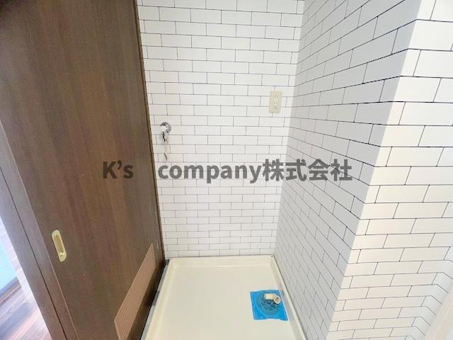 茅ヶ崎市南湖1丁目　ダイアパレス茅ヶ崎南湖のランドリースペース|室内洗濯機置場です♪