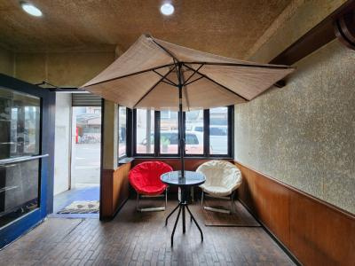 天秤丸町レトロ喫茶店舗の内装