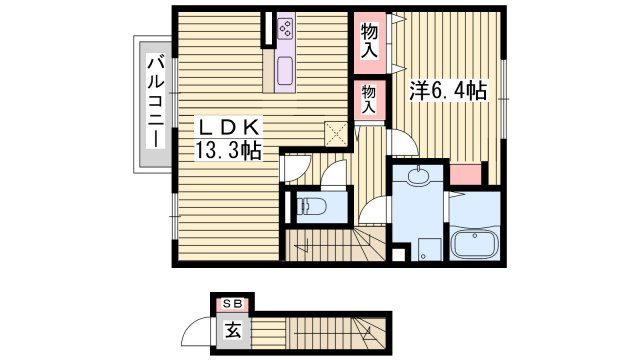 ブロッサムの間取り