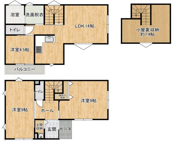 池ノ台　制震ダンパー搭載の築浅物件！の間取り