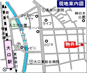 メゾン神之木台Ⅱの地図|駅まで平坦