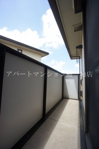 エクセレントヒルⅠ棟のバルコニー